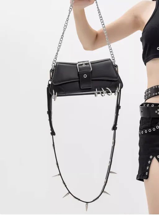 Rivet Chain Handbag