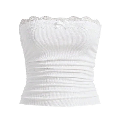 Mini top with Lace Bow