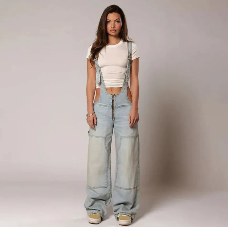 Y2K Denim Overalls