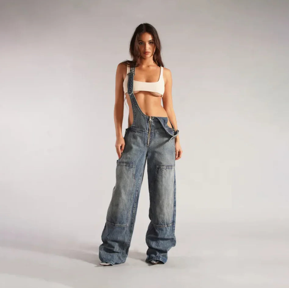 Y2K Denim Overalls