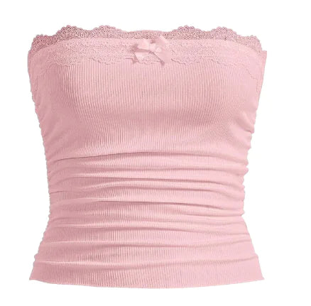 Mini top with Lace Bow