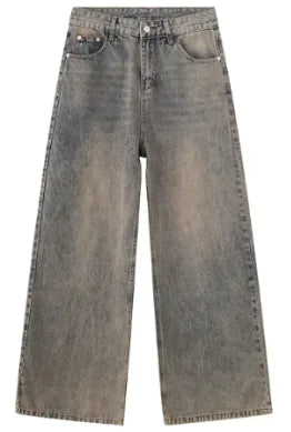 Baggy Jeans Wide Leg Grey