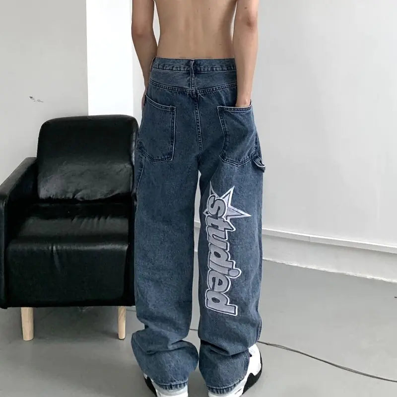 Studied Y2k Jeans