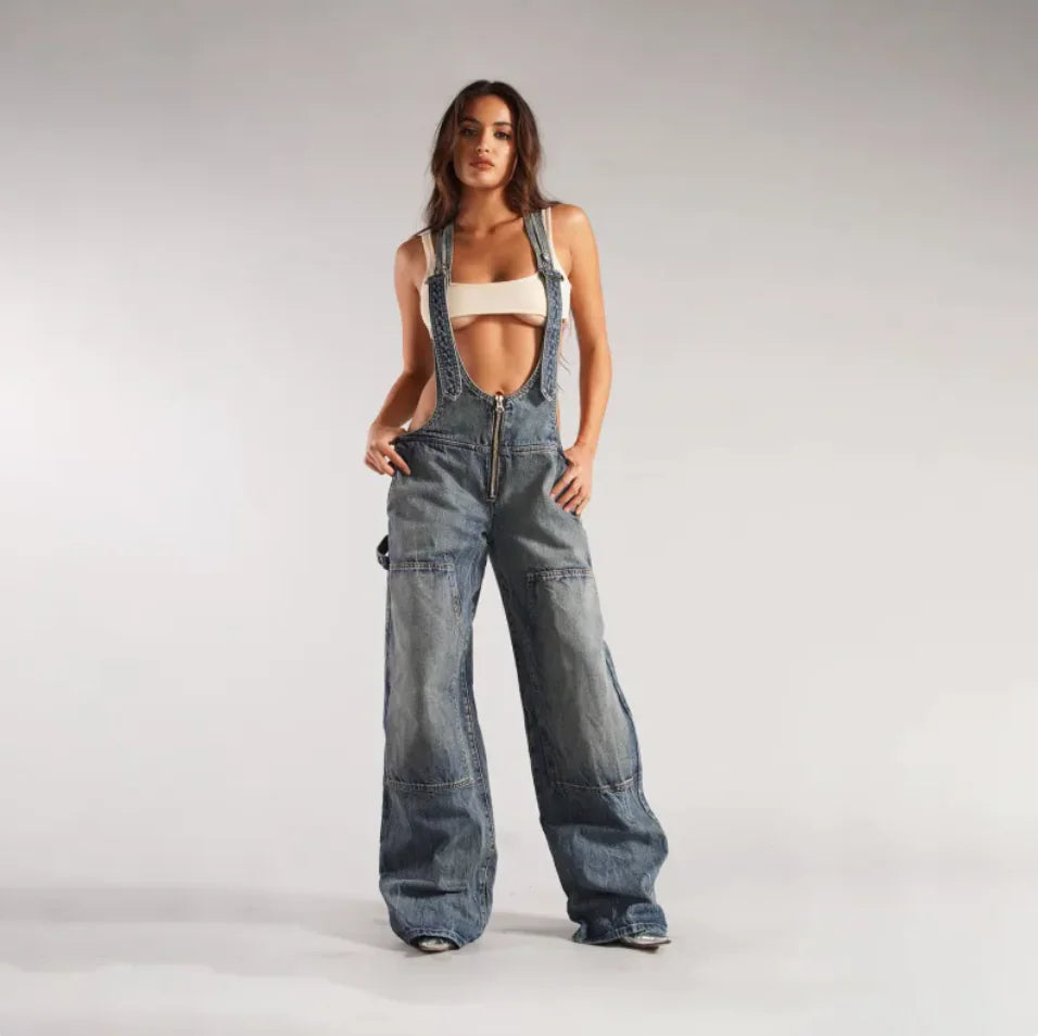Y2K Denim Overalls
